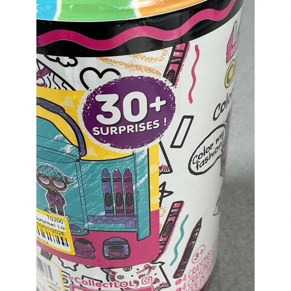 L.O.L. Surprise Crayola Color Me Studio 30+ Surprises Doll Fashion Art Set